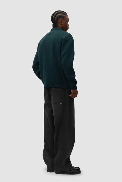 ARTE - CABLE KNIT ZIP CARDIGAN