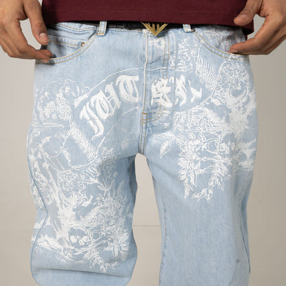 IUTER - PARADISE LOOSE DENIM PANTS