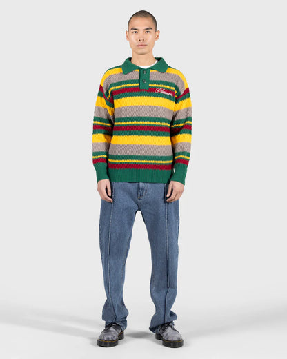 PLEASURES - COOPER POLO SWEATER