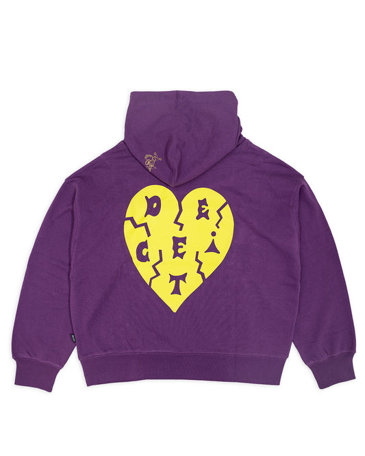 DECEIT - BROKEN HEART CROP HOODIE