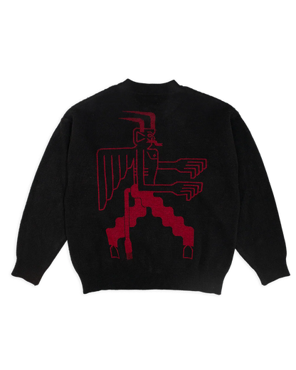 DECEIT - GEOMETRIC DEVIL SWEATER