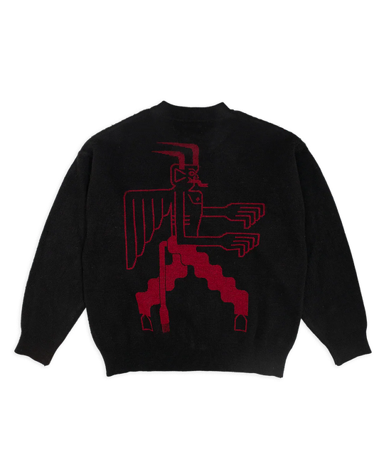 DECEIT - GEOMETRIC DEVIL SWEATER