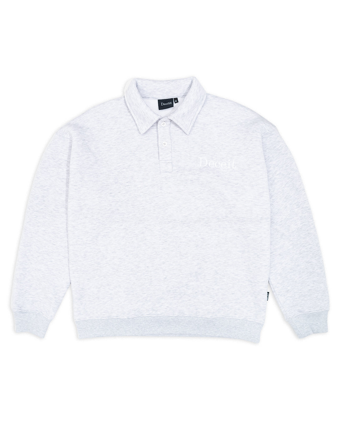 DECEIT - BASIC POLO SWEATSHIRT