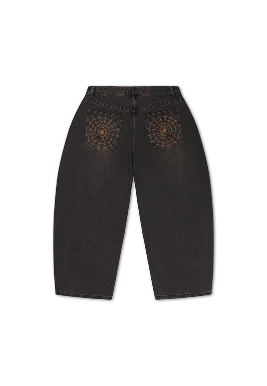 ED HARDY - DRAWN BY ED PANELLED BALLOON JEANS