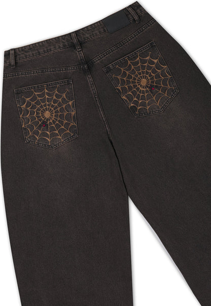 ED HARDY - DRAWN BY ED PANELLED BALLOON JEANS