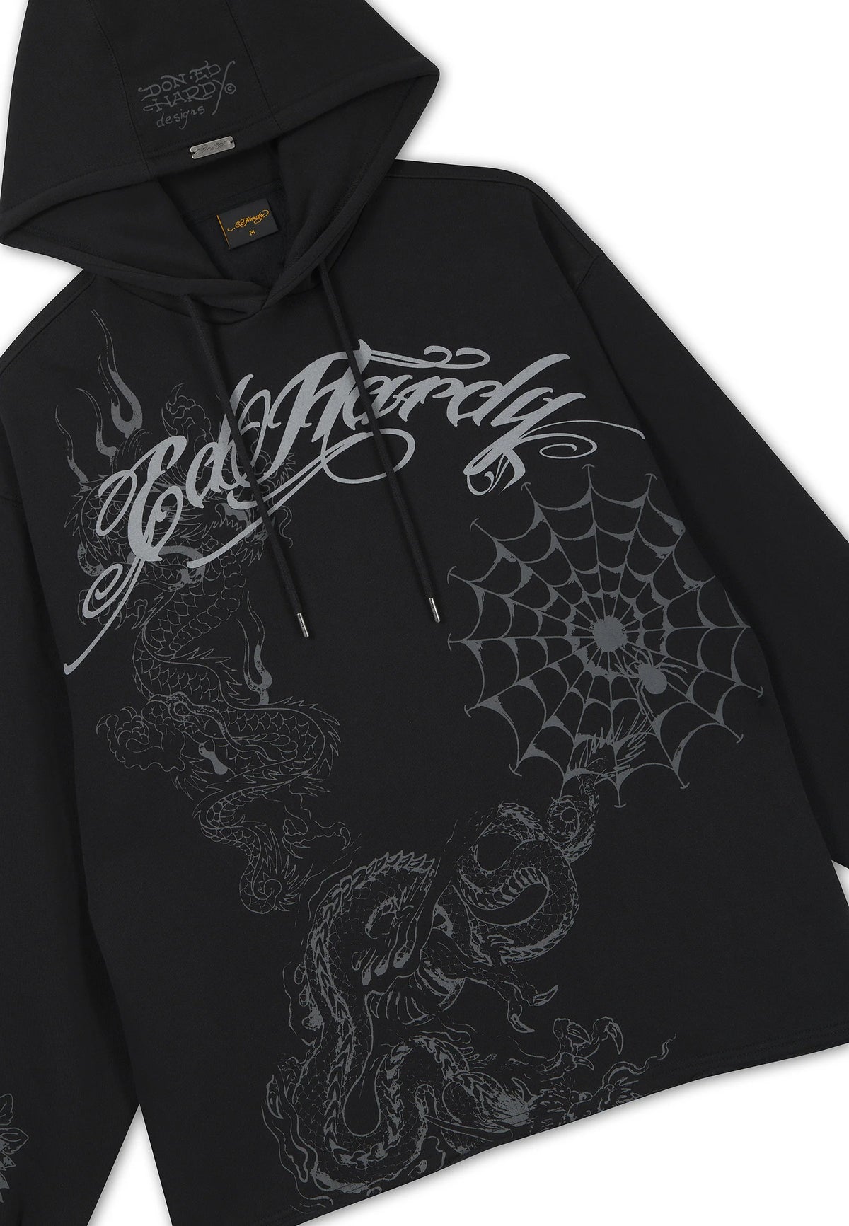 ED HARDY SHADOW GRAPHIC RELAXED HOODIE