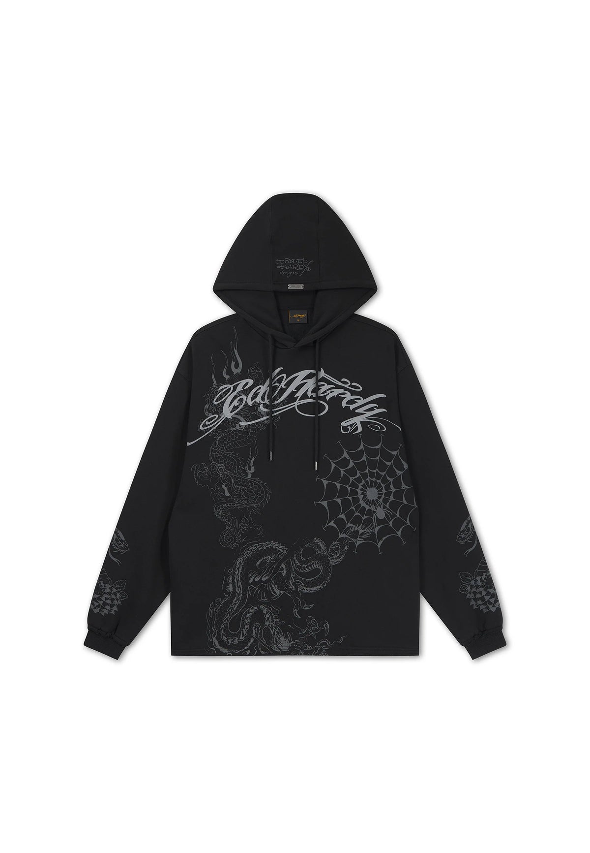 ED HARDY SHADOW GRAPHIC RELAXED HOODIE