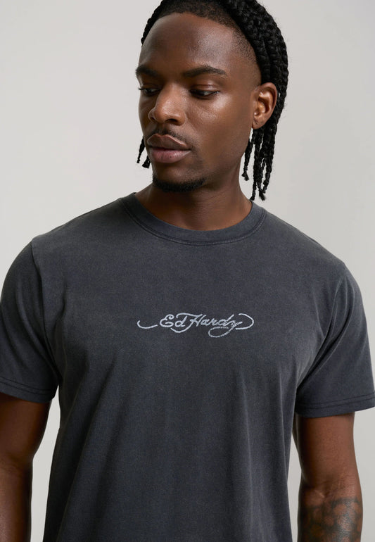 ED HARDY - DRAGON PANTHER GRAPHIC REGULAR T-SHIRT