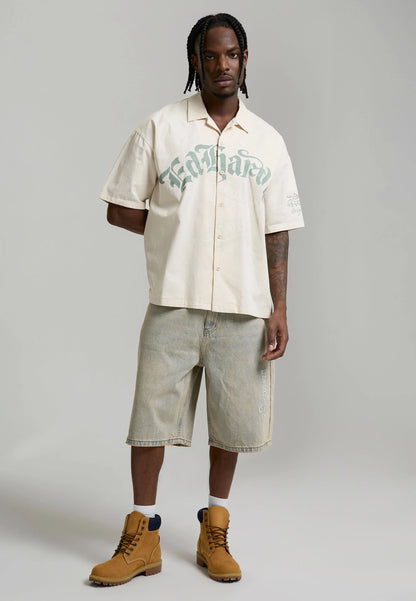 ED HARDY - GOTHIC RELAXED CAMP SHIRT