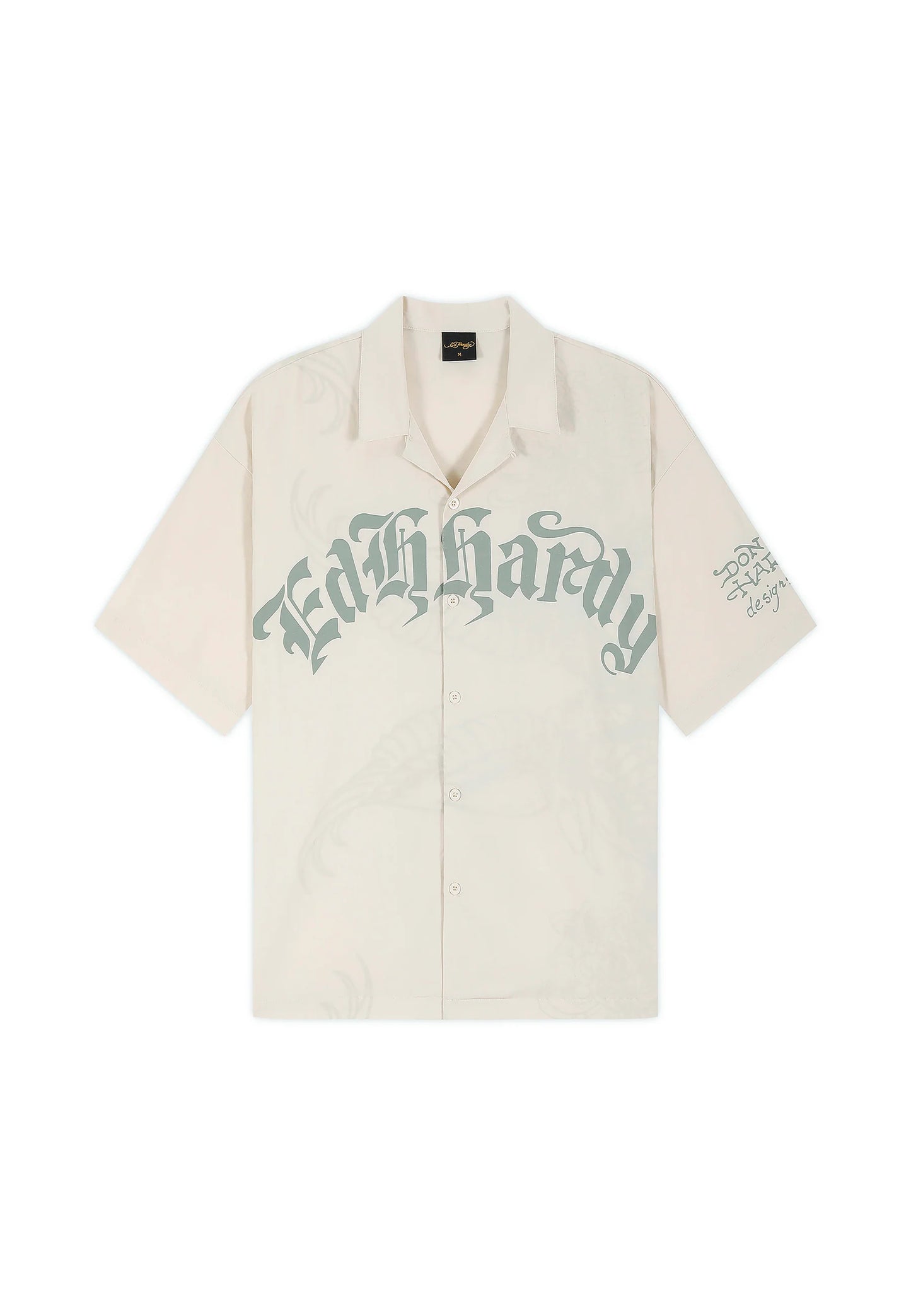 ED HARDY - GOTHIC RELAXED CAMP SHIRT