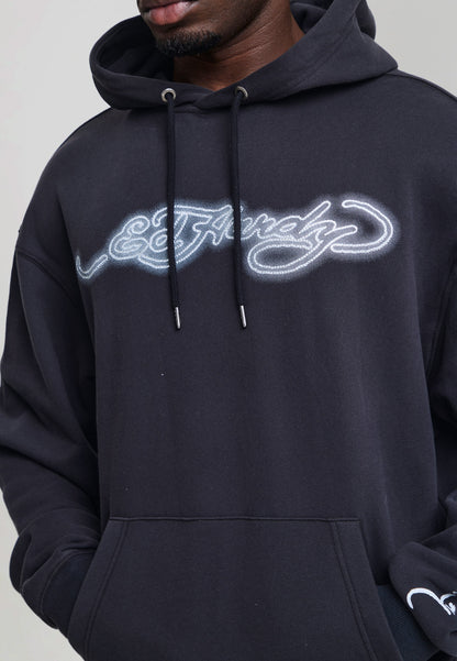 ED HARDY - DEAD OR ALIVE DIAMANTE RELAXED HOODIE