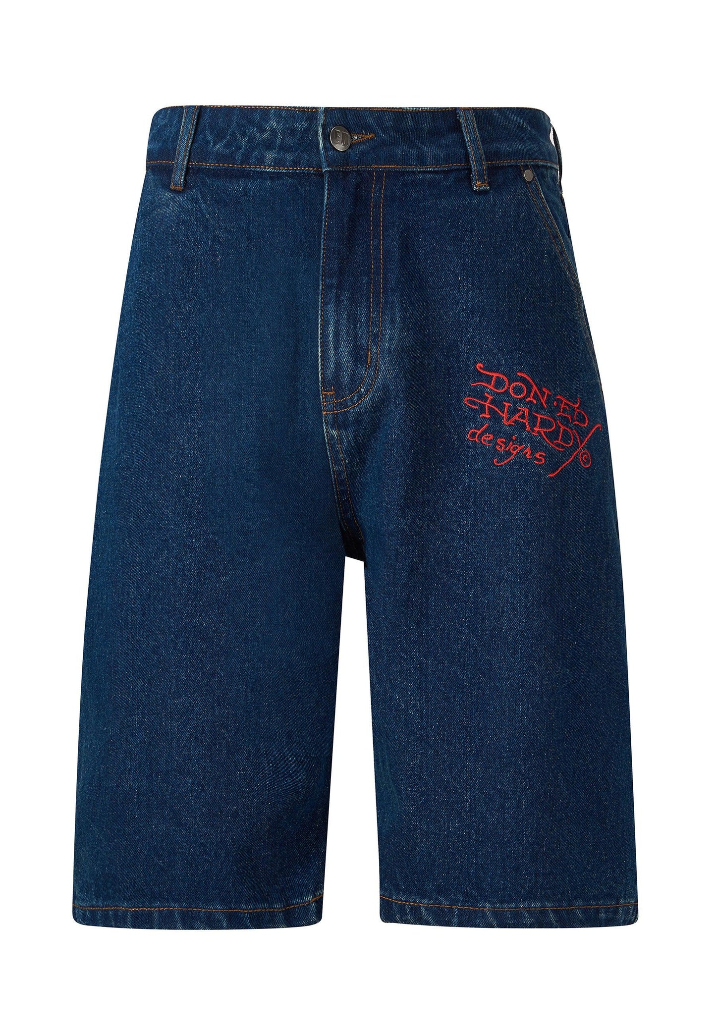 ED HARDY - NYC SKULL DENIM JORTS