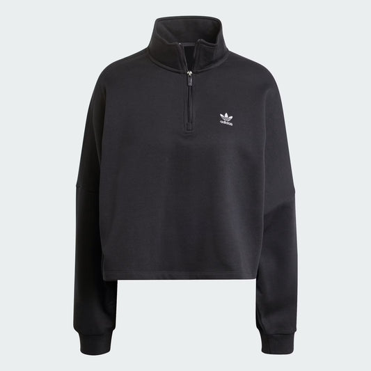 ADIDAS ORIGINALS - ESSENTIALS 1/2 ZIP FLEECE SWEATSHIRT