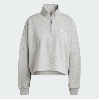 ADIDAS ORIGINALS - ESSENTIALS 1/2 ZIP FLEECE SWEATSHIRT