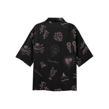 VERTERE - FORGET ME NOT VISCOSE SHIRT