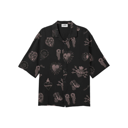 VERTERE - FORGET ME NOT VISCOSE SHIRT