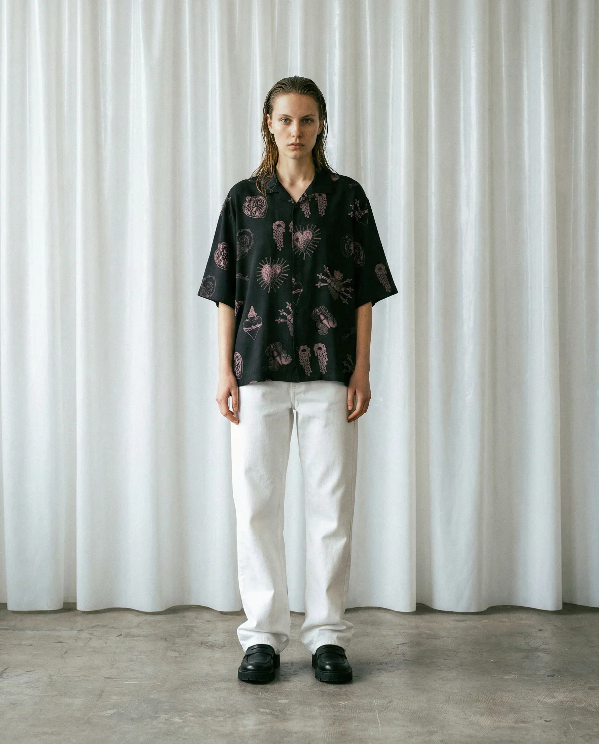 VERTERE - FORGET ME NOT VISCOSE SHIRT