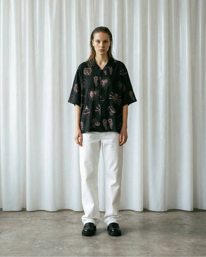 VERTERE - FORGET ME NOT VISCOSE SHIRT