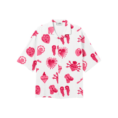 VERTERE - FORGET ME NOT VISCOSE SHIRT