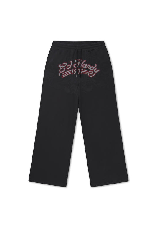 ED HARDY - SHADOW EAGLE GRAPHIC RELAXED JOGGERS