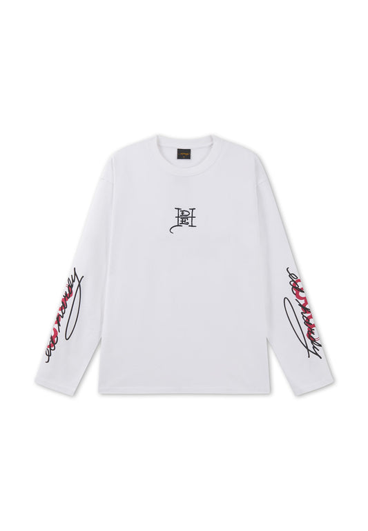 ED HARDY - FLYING TWIN DRAGON GRAPHIC LONGSLEEVE