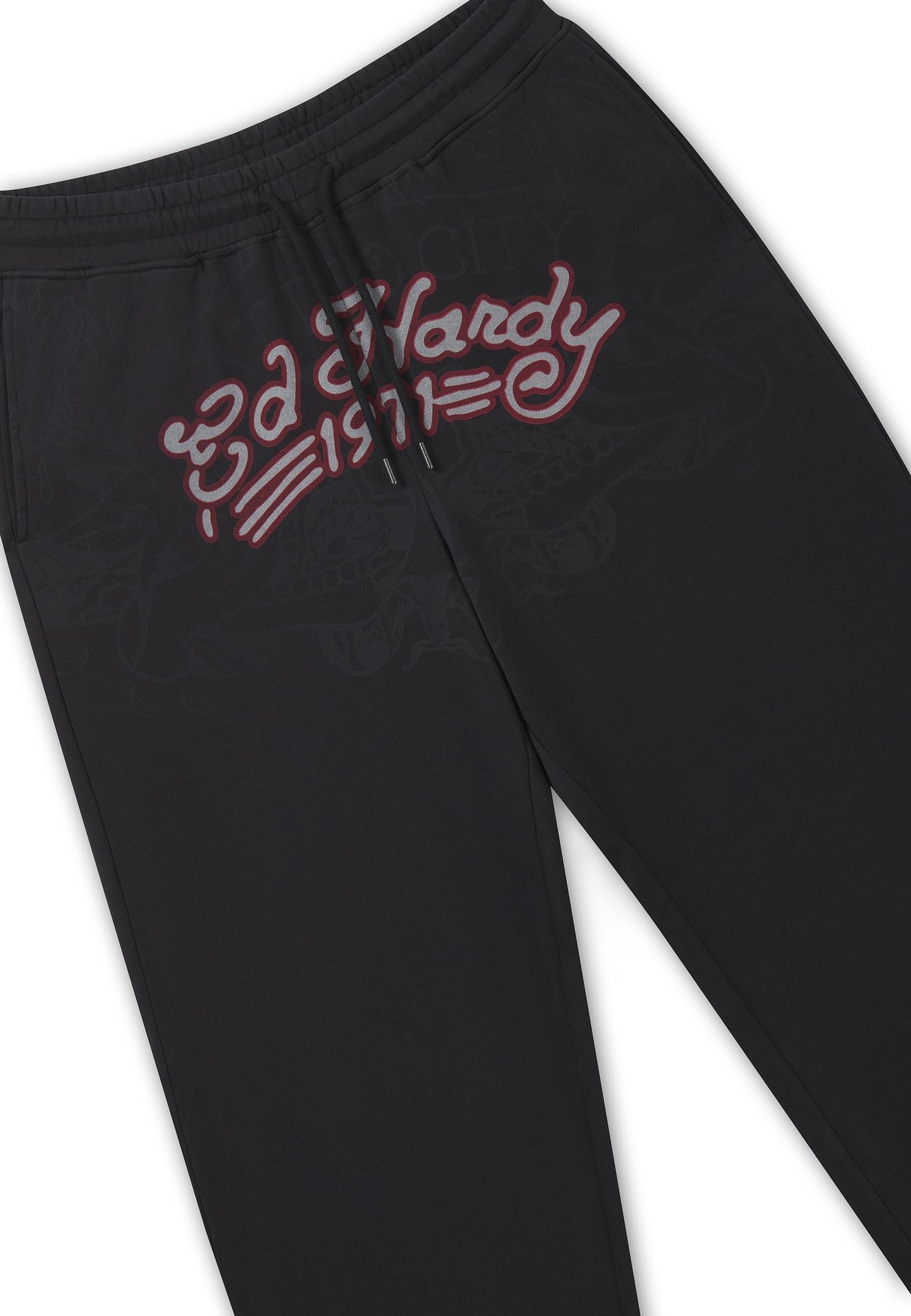 ED HARDY - SHADOW EAGLE GRAPHIC RELAXED JOGGERS