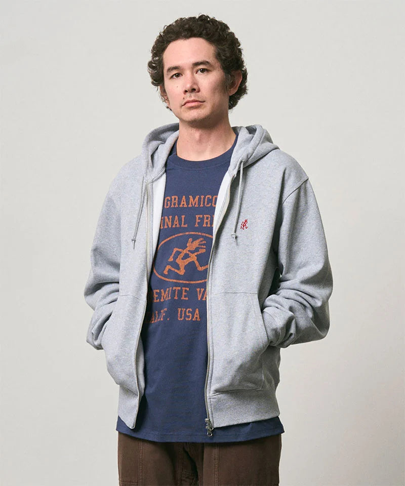 GRAMICCI - ONE POINT ZIP HOODED SWEATSHIRT