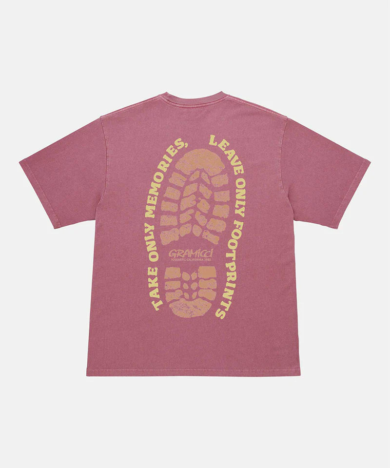 GRAMICCI - FOOTPRINTS TEE PIGMENT DYED
