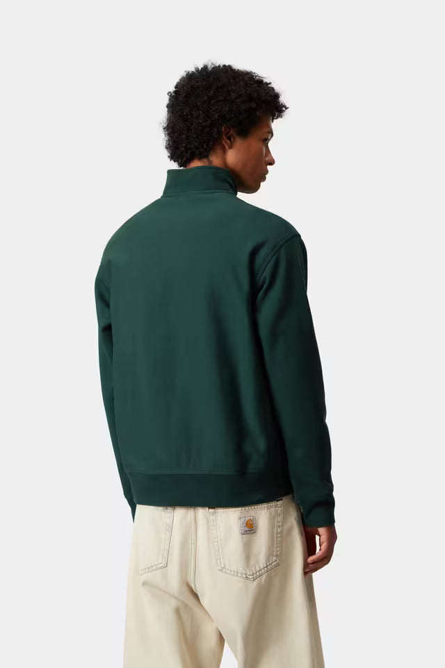 CARHARTT WIP - HALF ZIP AMERICAN SCRIPT SWEATSHIRT