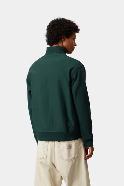 CARHARTT WIP - HALF ZIP AMERICAN SCRIPT SWEATSHIRT