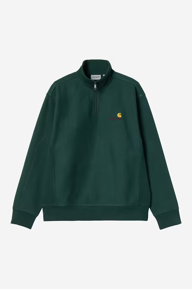CARHARTT WIP - HALF ZIP AMERICAN SCRIPT SWEATSHIRT