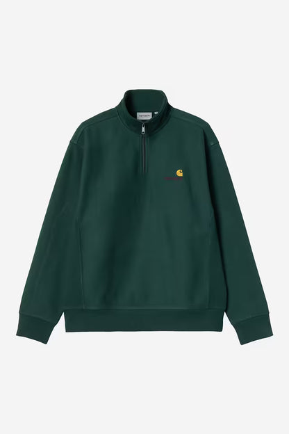 CARHARTT WIP - HALF ZIP AMERICAN SCRIPT SWEATSHIRT