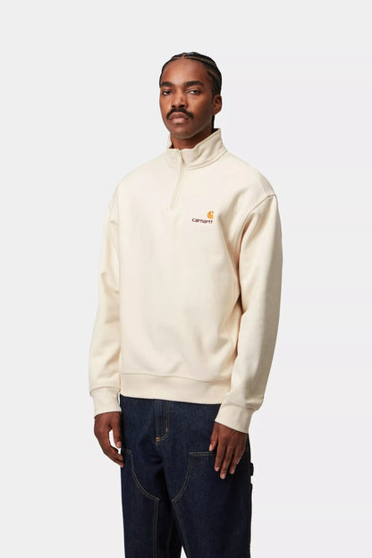 CARHARTT WIP - HALF ZIP AMERICAN SCRIPT SWEATSHIRT