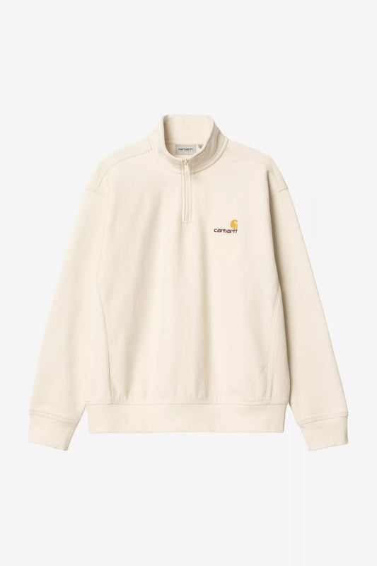 CARHARTT WIP - HALF ZIP AMERICAN SCRIPT SWEATSHIRT