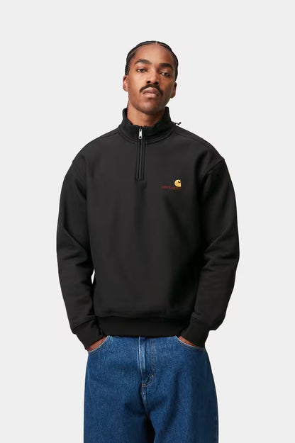 CARHARTT WIP - HALF ZIP AMERICAN SCRIPT SWEATSHIRT