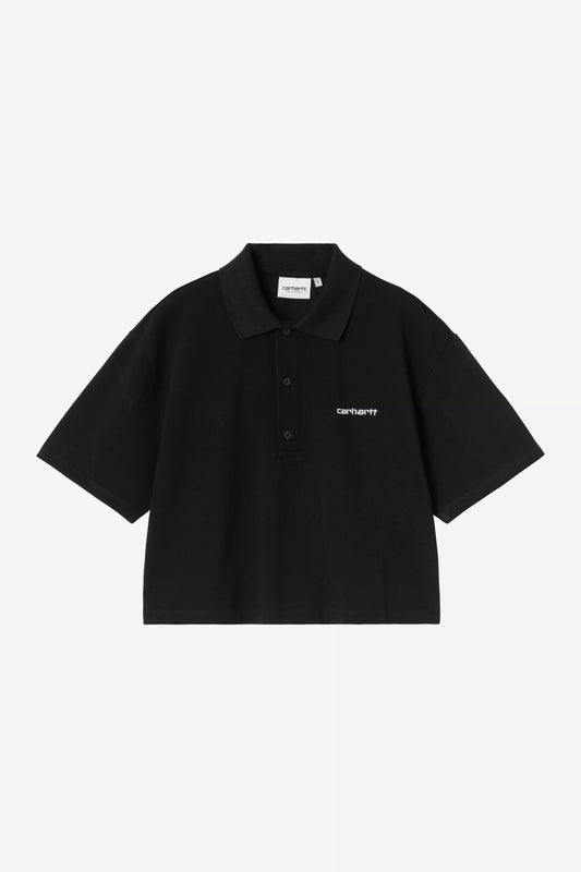 CARHARTT WIP - WOMEN'S CARHARTT SCRIPT POLO T-SHIRT