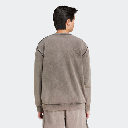 ADIDAS ORIGINALS - PREMIUM ESSENTIALS RETRO WASHED CREW SWEATSHIRT