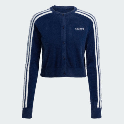 ADIDAS ORIGINALS - FLUFFY KNITTED CARDIGAN