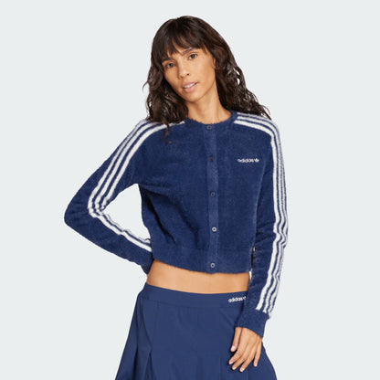 ADIDAS ORIGINALS - FLUFFY KNITTED CARDIGAN