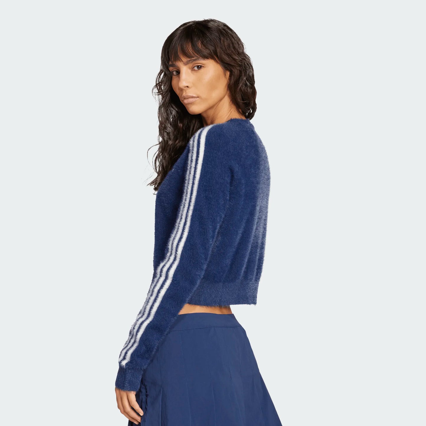 ADIDAS ORIGINALS - FLUFFY KNITTED CARDIGAN