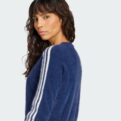 ADIDAS ORIGINALS - FLUFFY KNITTED CARDIGAN
