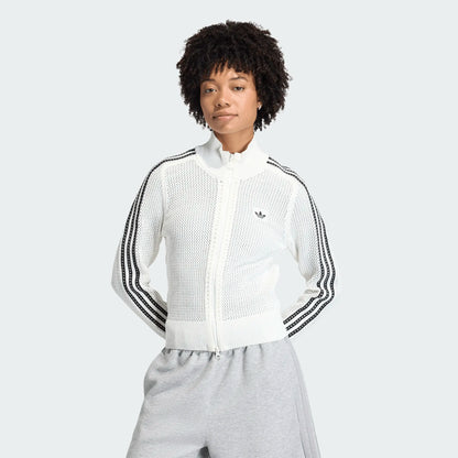 ADIDAS ORIGINALS - KNITTED CROCHET FIREBIRD TRACK TOP