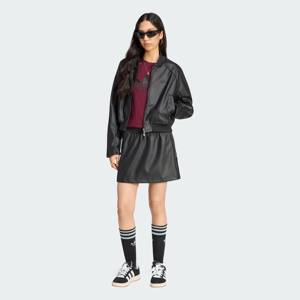 ADIDAS ORIGINALS - PLEATHER SST TRACKTOP