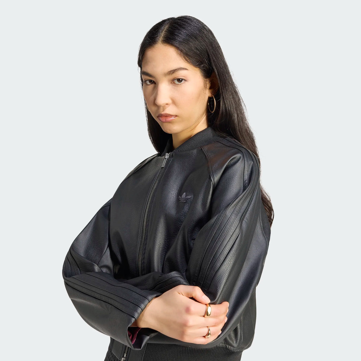 ADIDAS ORIGINALS - PLEATHER SST TRACKTOP