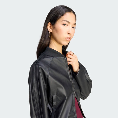 ADIDAS ORIGINALS - PLEATHER SST TRACKTOP