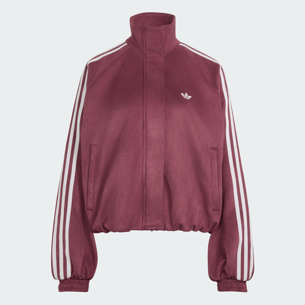 ADIDAS ORIGINALS - FAUX SUEDE TRACK TOP