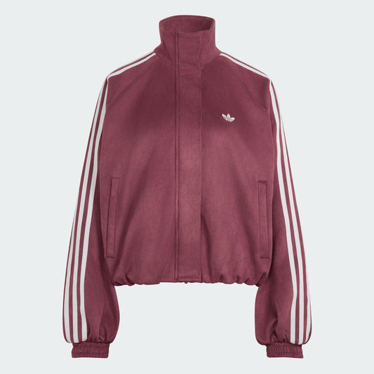 ADIDAS ORIGINALS - FAUX SUEDE TRACK TOP