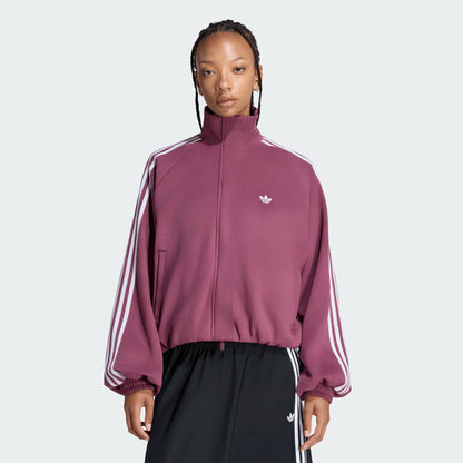ADIDAS ORIGINALS - FAUX SUEDE TRACK TOP