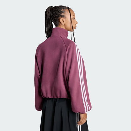 ADIDAS ORIGINALS - FAUX SUEDE TRACK TOP