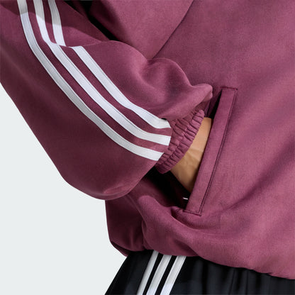 ADIDAS ORIGINALS - FAUX SUEDE TRACK TOP